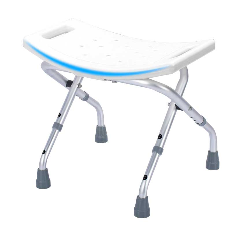 노인을위한 알루미늄 깨끗한 높이 조절 접이식 샤워 의자
