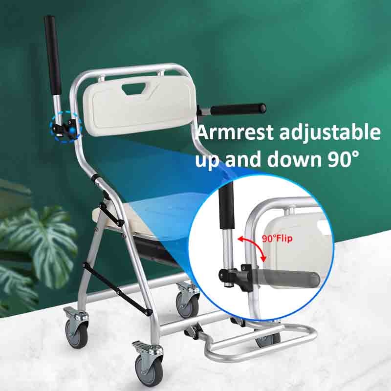 장애인 및 노인을 위한 안전하고 편안한 알루미늄 변기 의자 제조업체